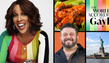 Gayle King and Adam Richman Try NYC's Tastiest Wings