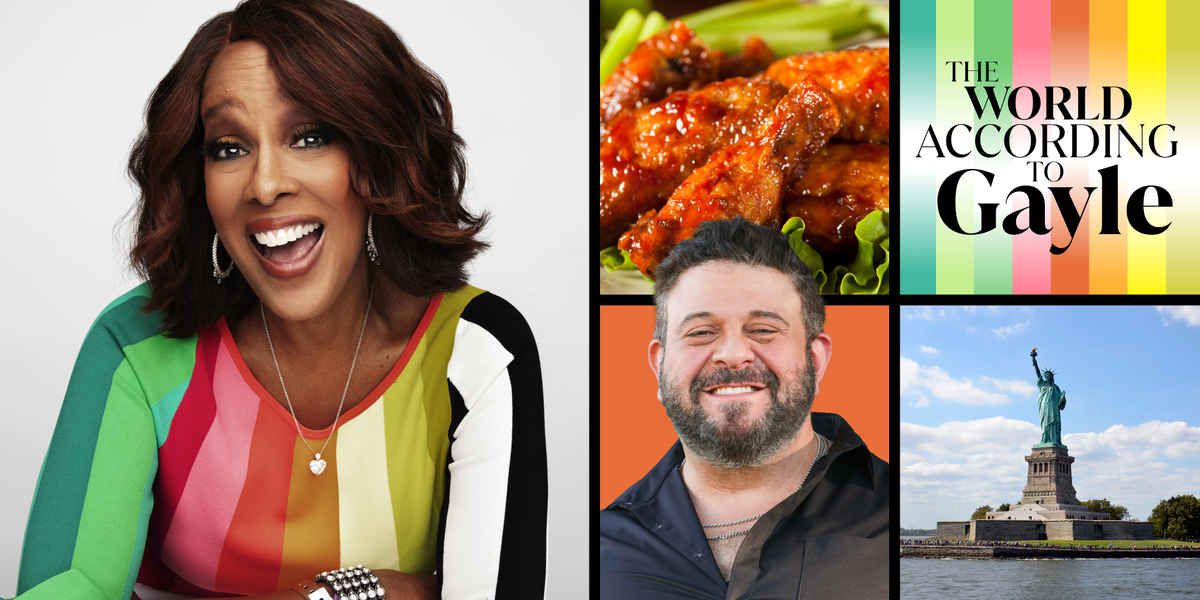 Gayle King and Adam Richman Try NYC's Tastiest Wings