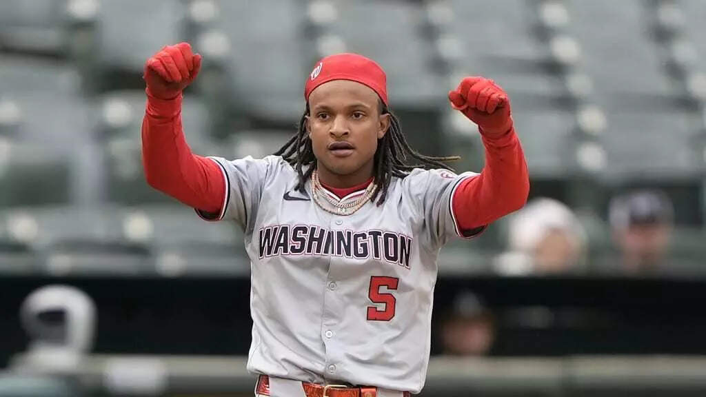 Washington Nationals CJ Abrams (Image via Getty) Washington Nationals CJ Abrams