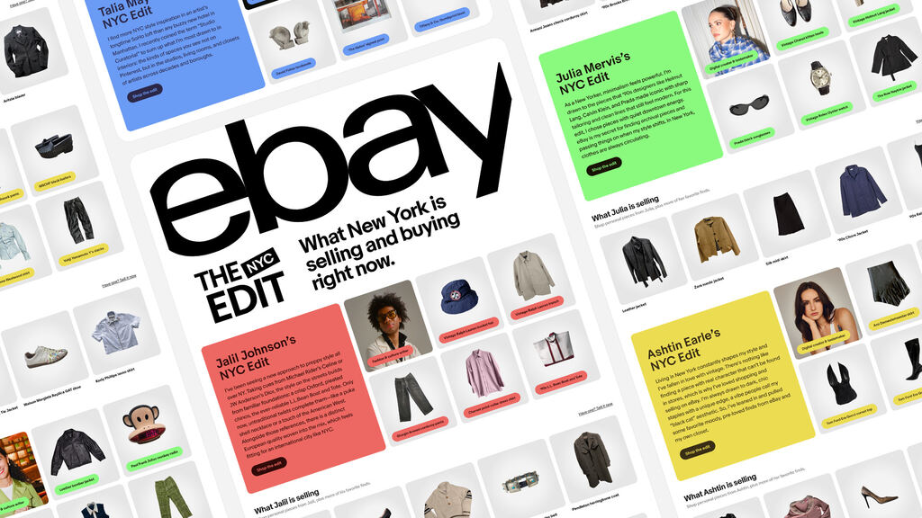 eBay Launches ‘The NYC Edit,’ Revealing What New York’s Most ‘In-the-Know’ Tastemakers Are Selling and Buying