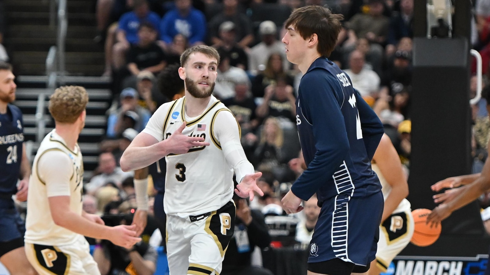Purdue's Smith sets Division I career assists record in rout of Queens University in NCAA Tournament