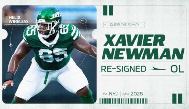 Jets Re-Sign OL Xavier Newman