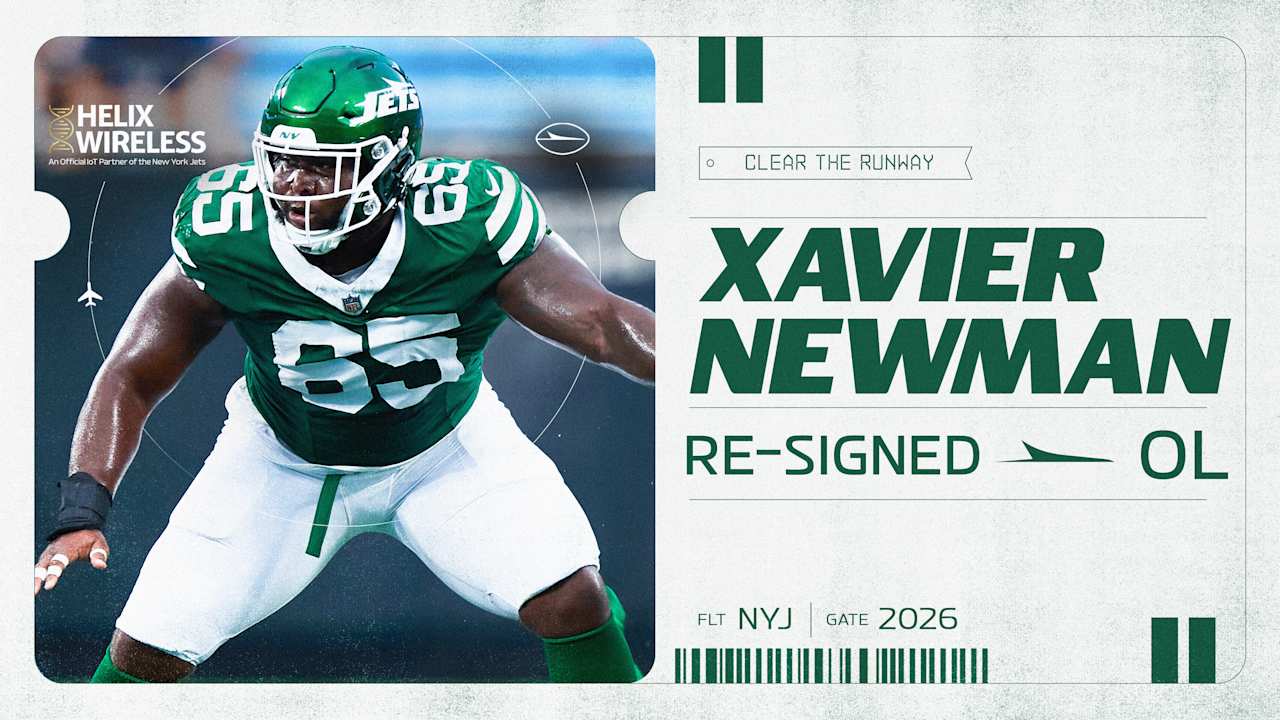 Jets Re-Sign OL Xavier Newman