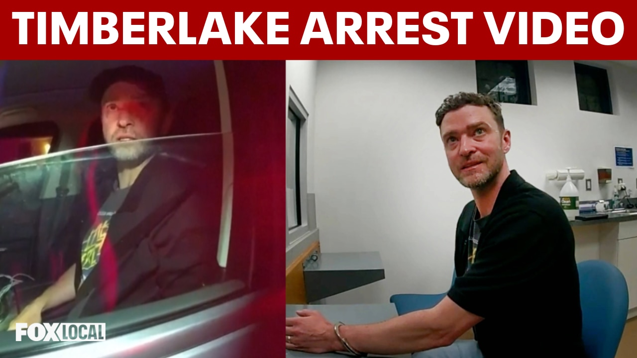 Justin Timberlake DWI arrest video released, shows booking and police interaction