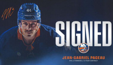 Pageau Signs 3-Year Contract With Islanders
