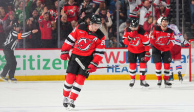 Jack Hughes has hat trick, assist for Devils, who top Rangers for 4th win in row