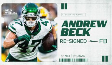 Jets Re-Sign Fullback Andrew Beck