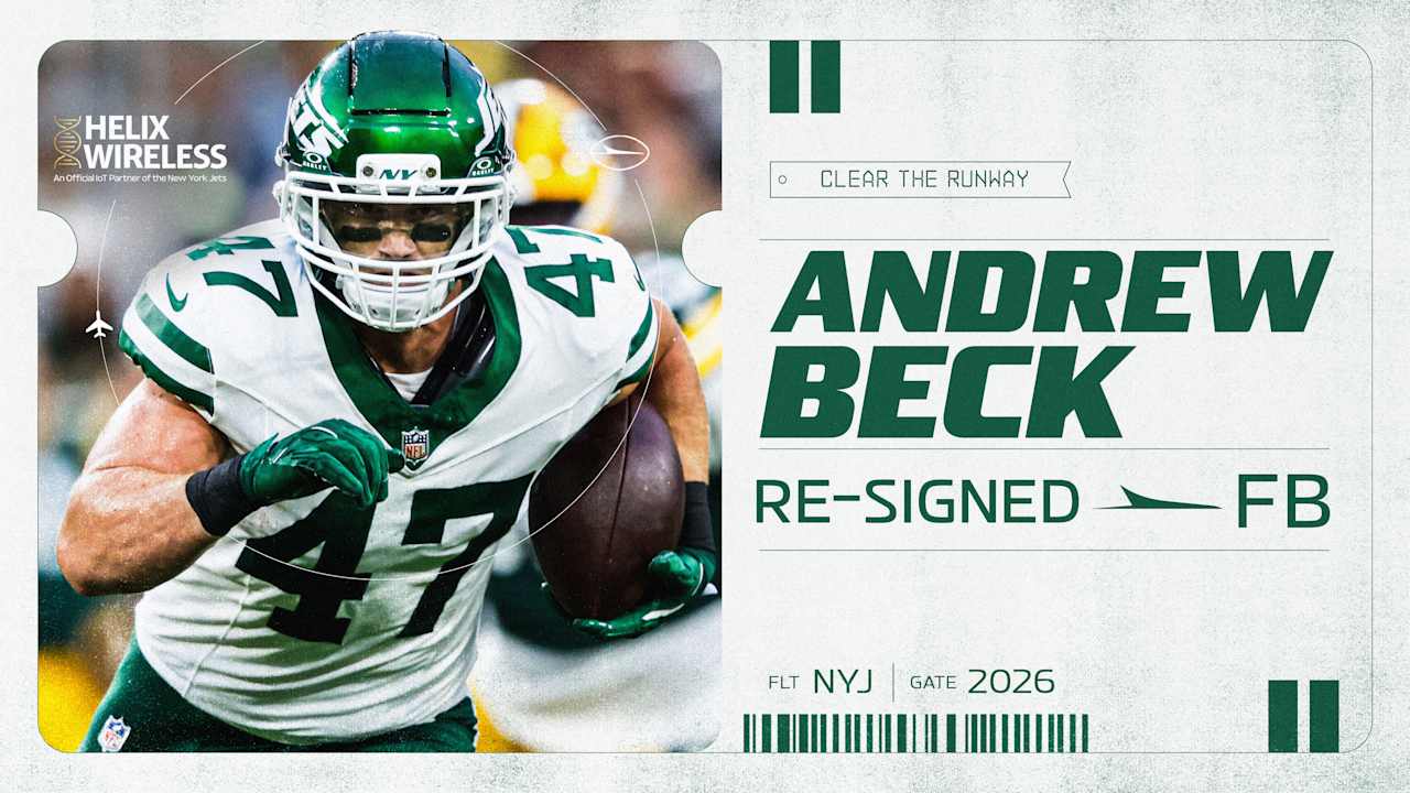 Jets Re-Sign Fullback Andrew Beck