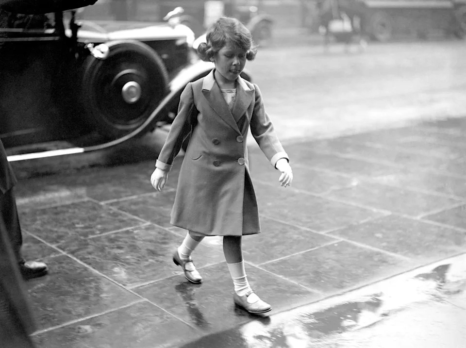 The then Princess Elizabeth in 1932 on a visit the Royal Tournament at Olympia in London<span> Credit: PA</span>