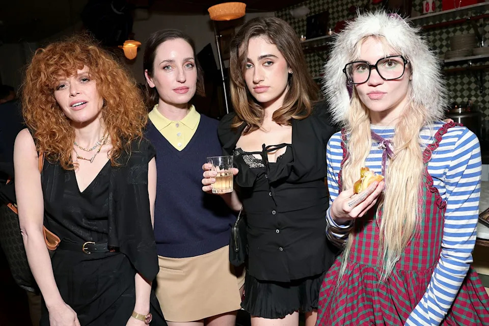 Natasha Lyonne, Zoe Lister-Jones, Rachel Sennott and GrimesCredit: Emma McIntyre/Getty