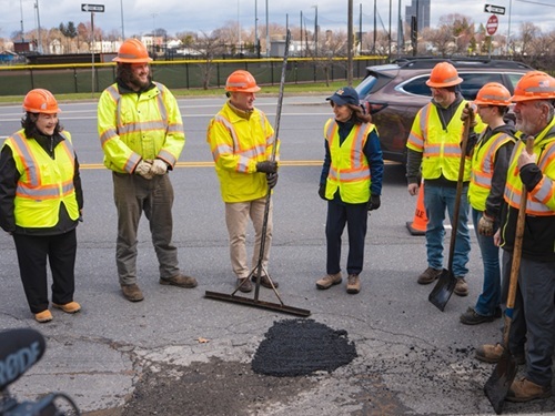AASHTO Journal - New York Begins Statewide Pothole, Road Paving Effort