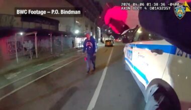 NYPD body-cam video shows cop shoot knife-wielding man charging at him in East Harlem
