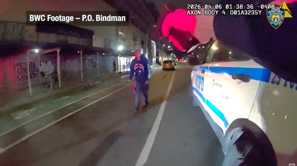NYPD body-cam video shows cop shoot knife-wielding man charging at him in East Harlem