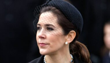 Queen Mary of Denmark pictured for the first time since father's heartbreaking death