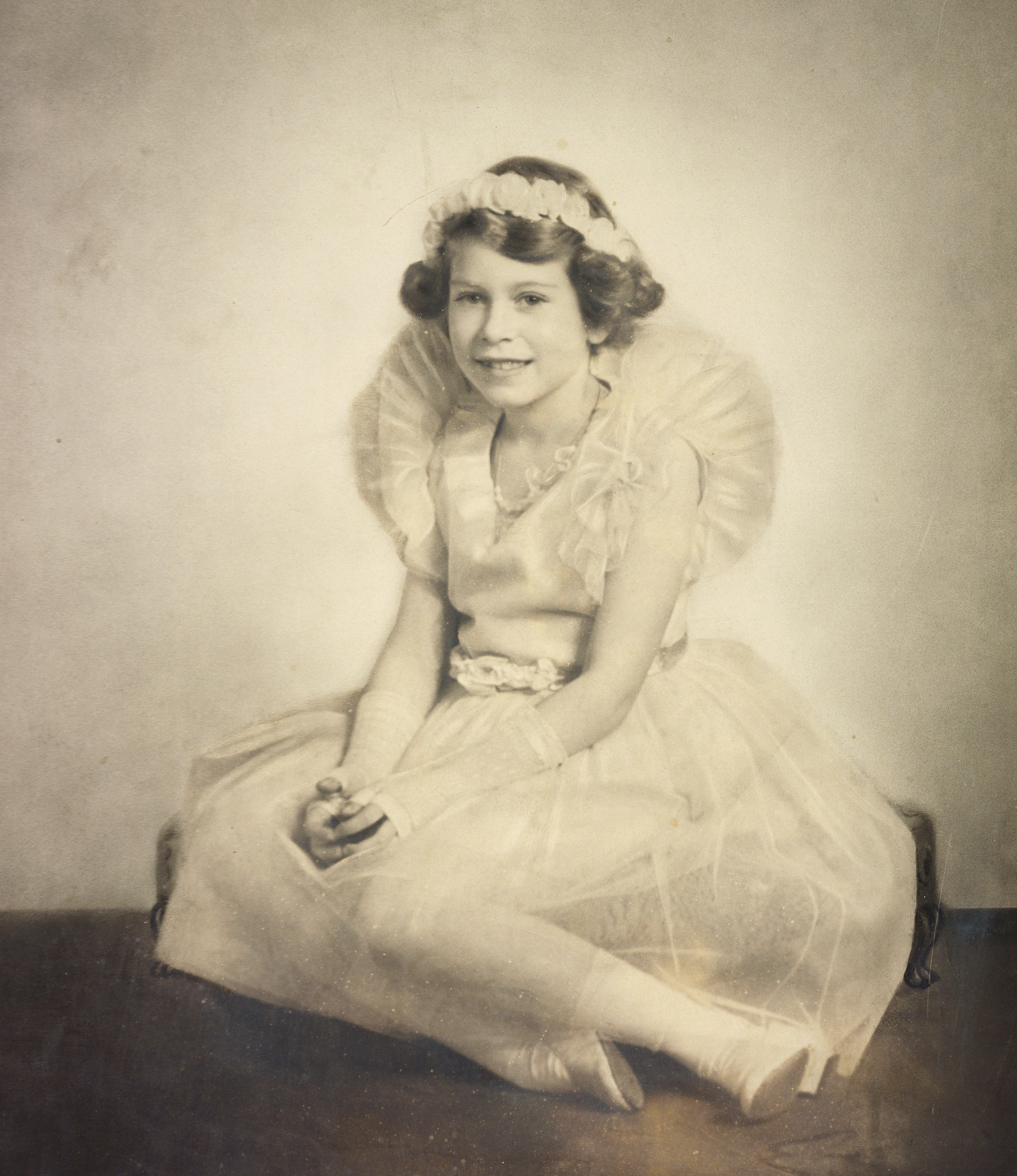 Queen Elizabeth bridesmaid portrait
