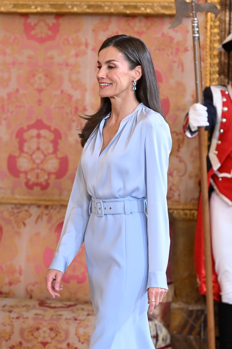 How Queen Letizia makes an 8-year-old skirt look brand new