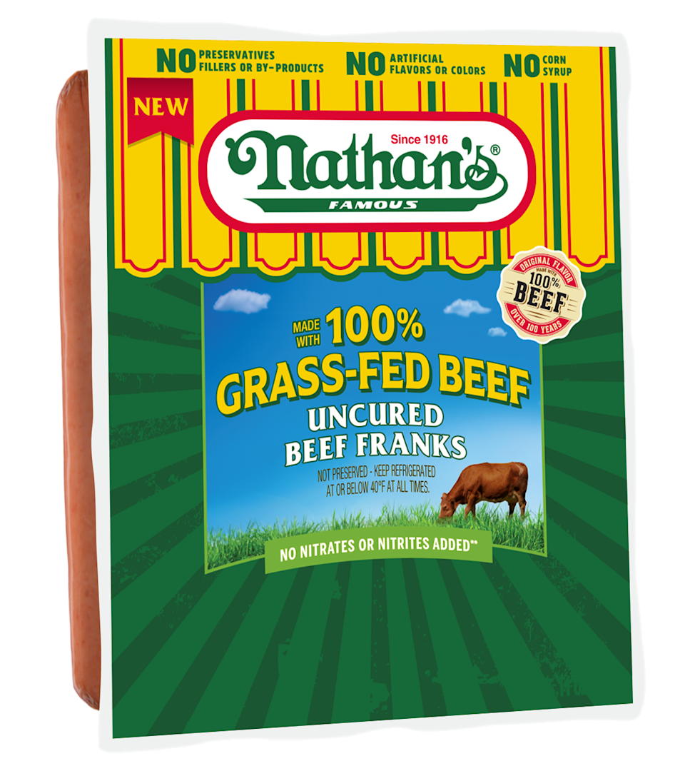 Nathan’s Famous Unveils New 100% Grass-Fed Beef Franks