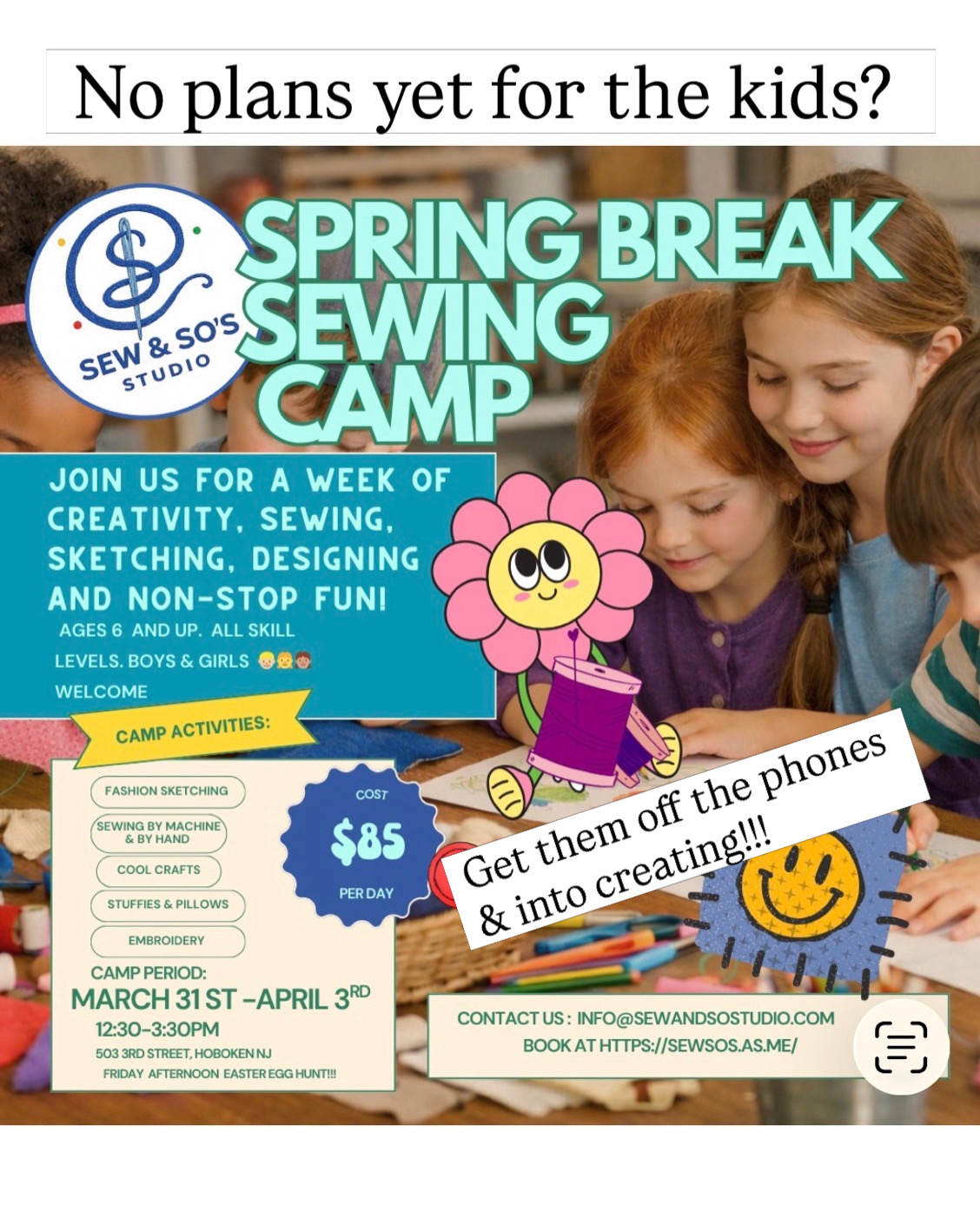 Spring Break Sewing Kindness Camp