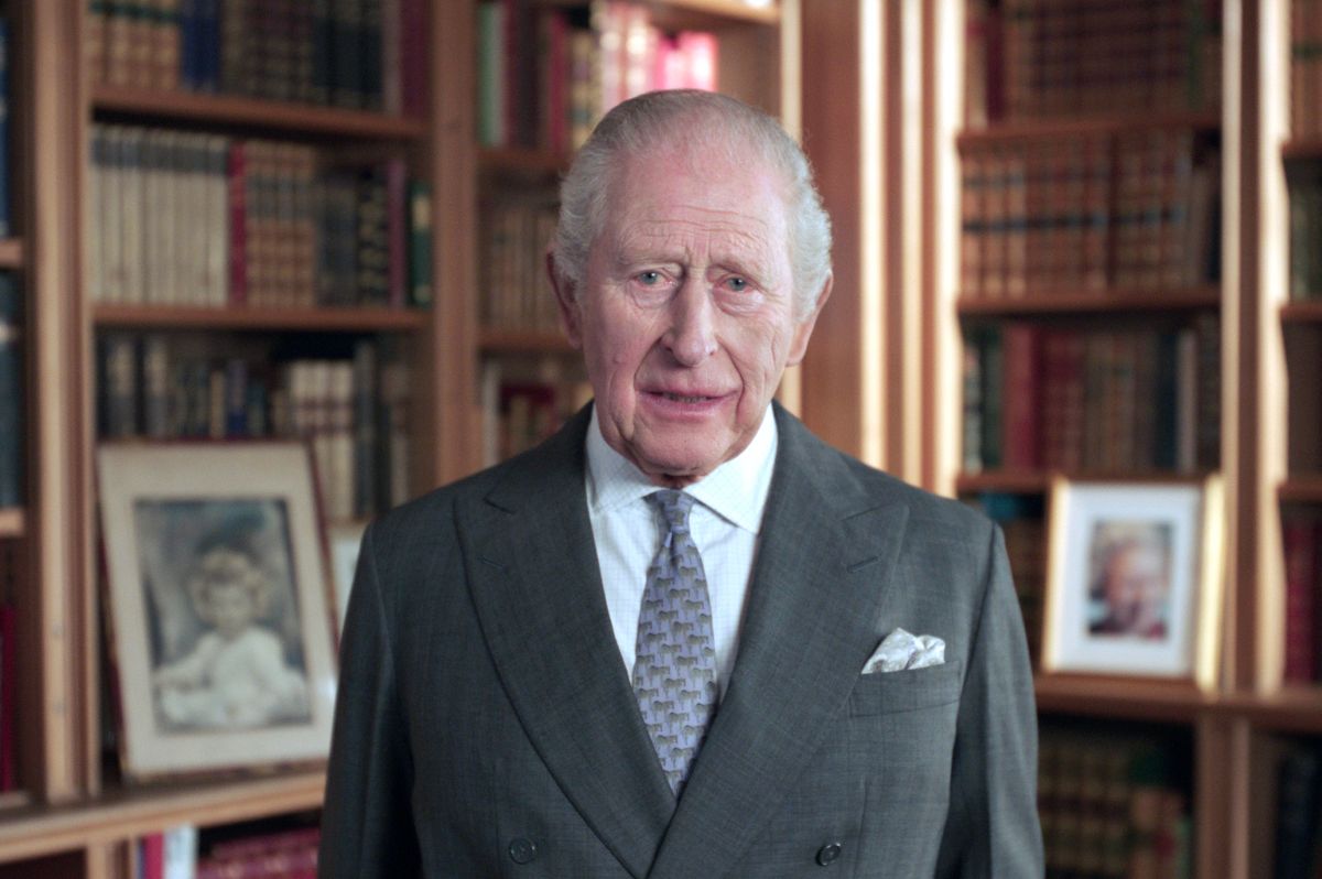 The King records a video message to mark the 100th anniversary of the birth of Queen Elizabeth II