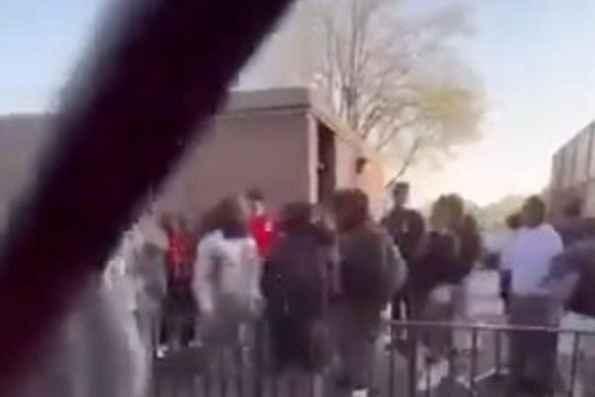 Footage showed the teen being attacked before he was shot