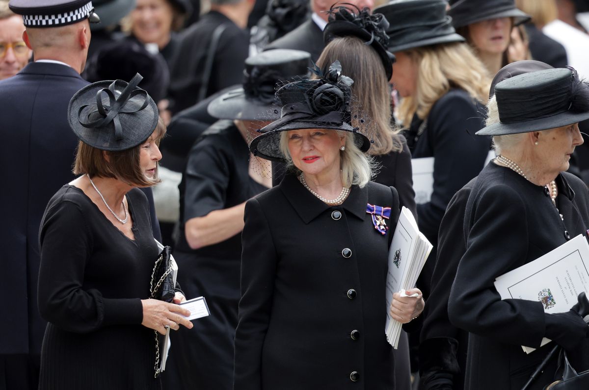 Ms Kelly at the late Queen's funeral in 2022 