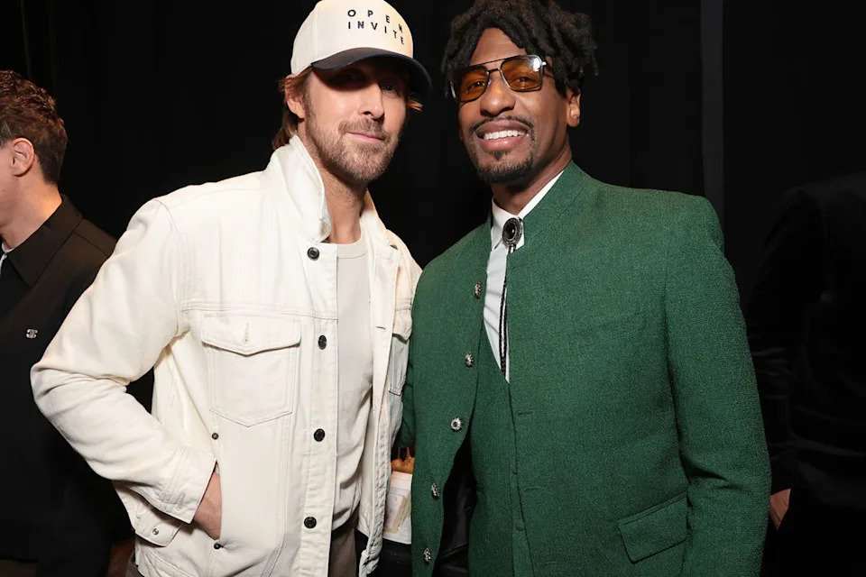 Ryan Gosling and Jon BatisteCredit: Eric Charbonneau/Amazon MGM Studios via Getty