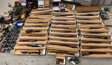 Suspicious package at airport leads to seizure of 39 guns at CT home