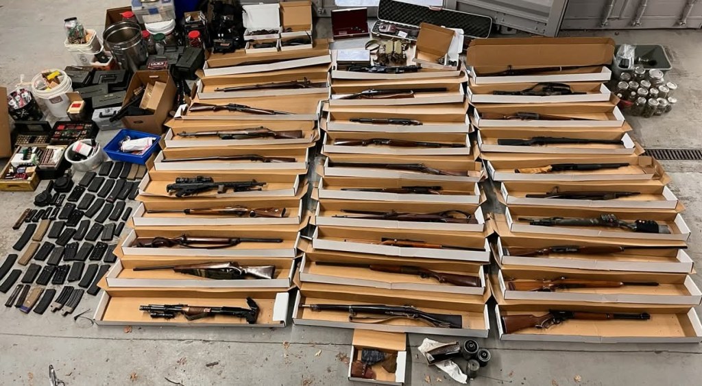 Suspicious package at airport leads to seizure of 39 guns at CT home