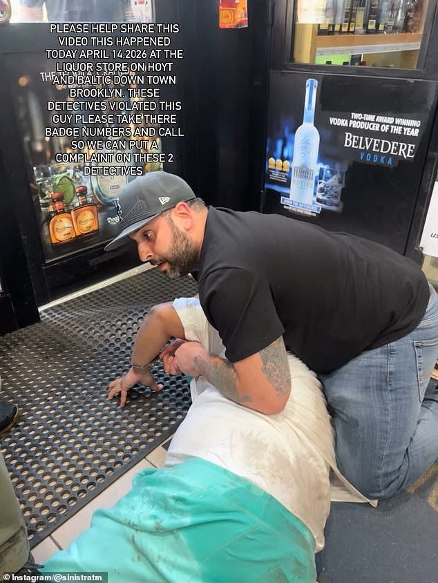 One of the arresting officers was Detective Michael P Algerio, who has had seven complaints and 12 allegations against him for excessive force and abuse of authority