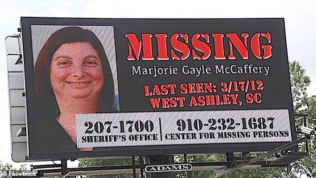 McCaffrey had only been free from behind bars for around two years after he was found to have obstructed an investigation into the mysterious disappearance of his wife Gayle McCaffrey, 36, in 2012
