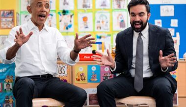 Video. Obama and Mamdani sing with kids during first meeting in New York