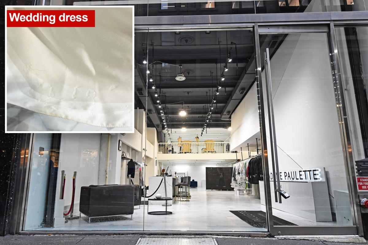 $18 Kleinfeld Bridal wedding gown allegedly ruined by NYC dry cleaner