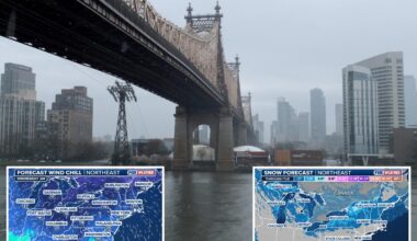 Snow, cold front headed for Northeast, including New York, putting spring on hold