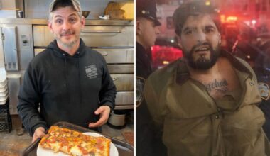 NYC pizzeria owner slices through threat from knife-wielding hooligan — again