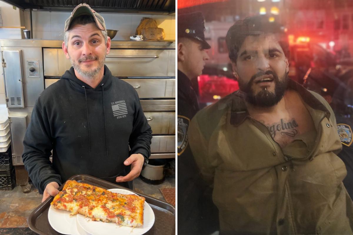NYC pizzeria owner slices through threat from knife-wielding hooligan — again