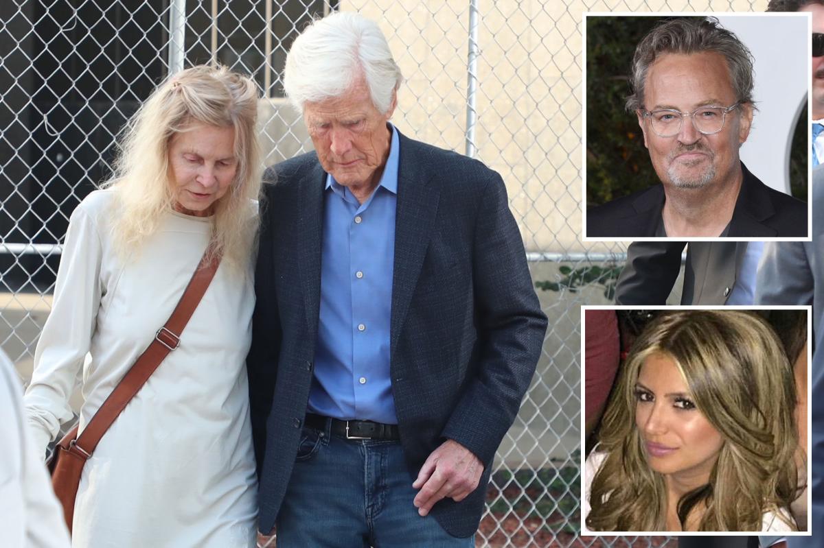 Matthew Perry's stepfather, Keith Morrison arrives at LA court for 'Ketamine Queen' sentencing