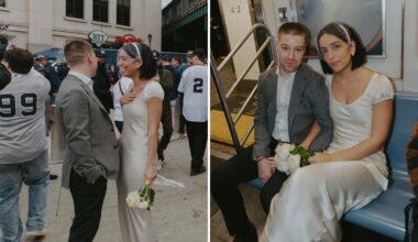 Couple gets married at City Hall and go straight to Yankees Opening Day