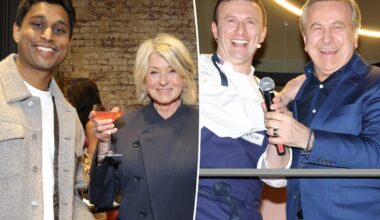 Martha Stewart leaves top New York chefs 'gushing over her' at party