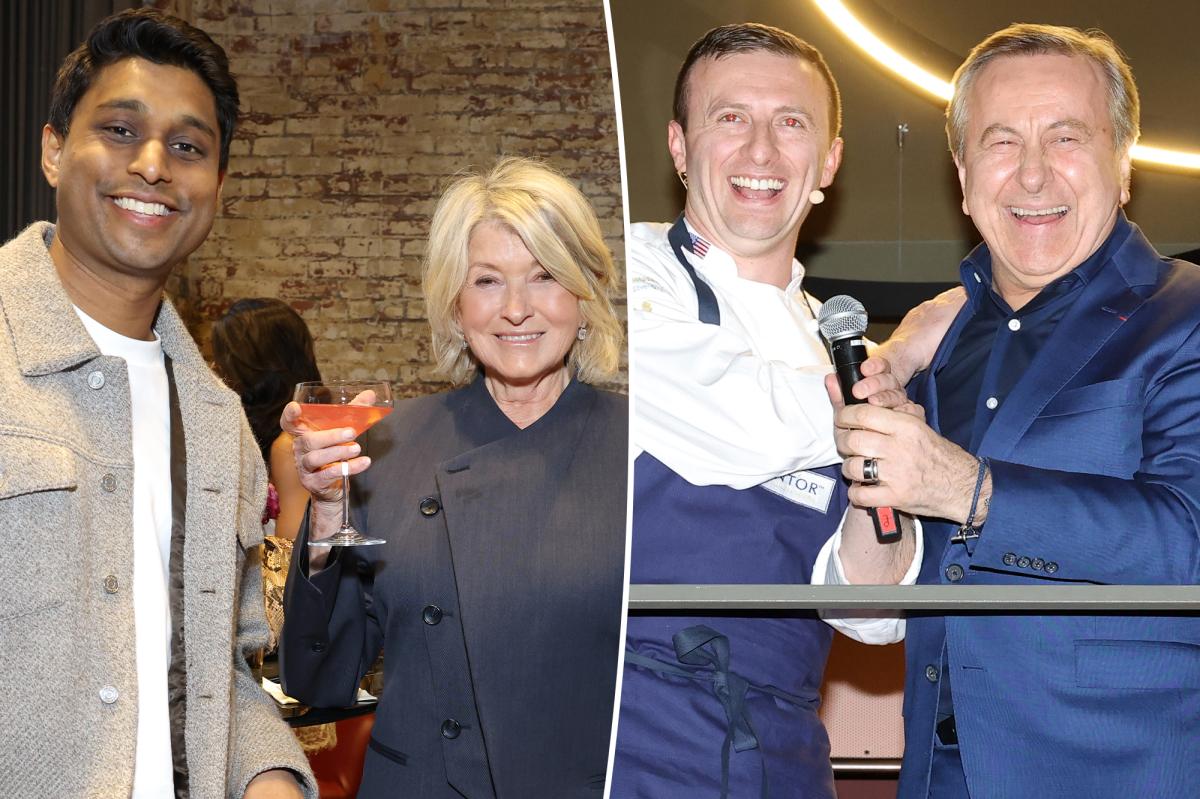 Martha Stewart leaves top New York chefs 'gushing over her' at party