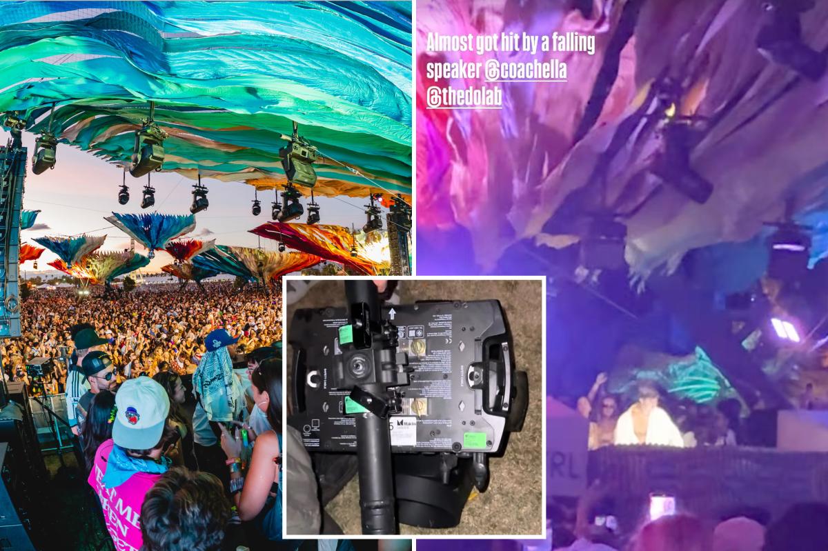 Coachella horror as massive light fixture rains down on fans mid-concert: ‘Blood all over’