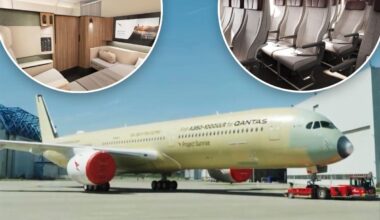 Qantas debuts new plane to fly 22-hours nonstop to NYC, UK