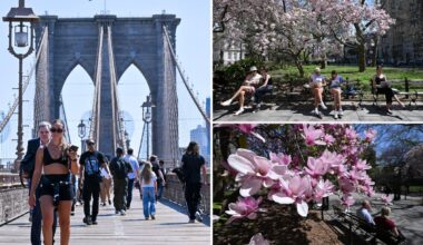 Big Apple poised to break nearly 80 year record with summer-like temps on Wednesday -- but it won't last long