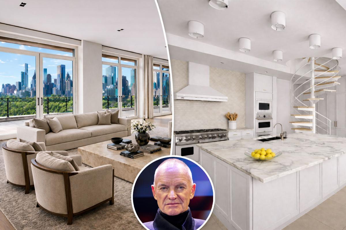 Sting's former NYC penthouse asks $45M
