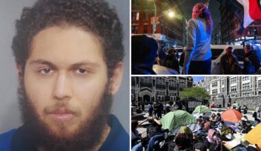 Anti-Israel protester admits to firing off flare that wrecked NYC college building