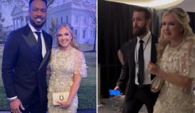 Rattled Erika Kirk rushed out of White House Correspondents' Dinner after shooting