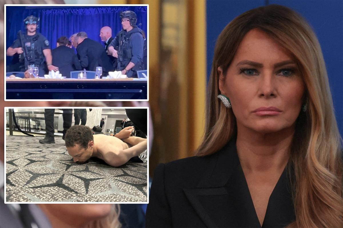 Melania Trump heard 'bad noise' as suspected gunman Cole Allen opened fire at White House Correspondents’ Dinner