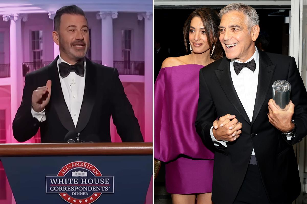 George Clooney slammed after defending Jimmy Kimmel's quip about 'expectant widow' Melania Trump