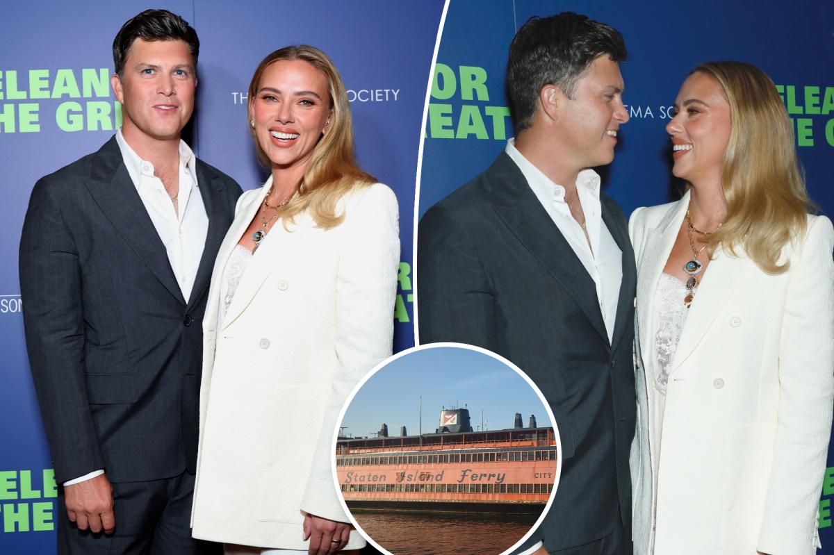 Scarlett Johansson's one-word reaction to Colin Jost's ferry purchase revealed