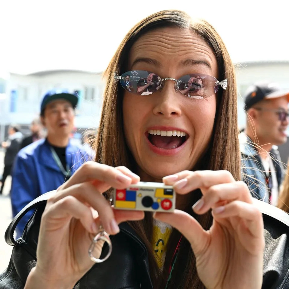 Brie LarsonCredit: Formula 1 via Getty