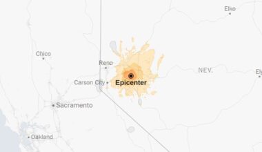 Map: 5.7-Magnitude Earthquake Shakes Nevada